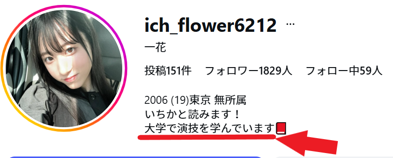 野々村一花のSNS