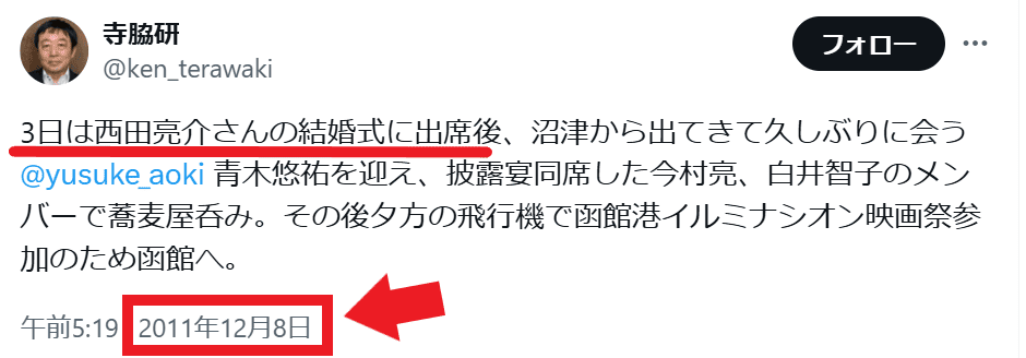 SNSの投稿