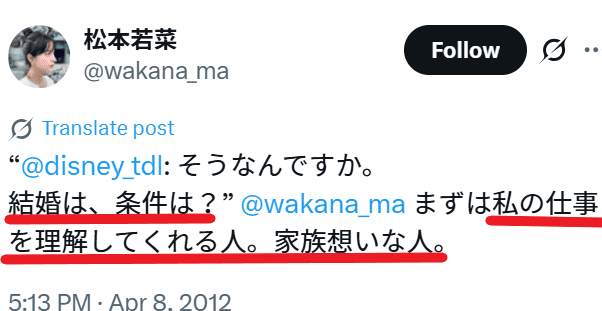 Xの投稿