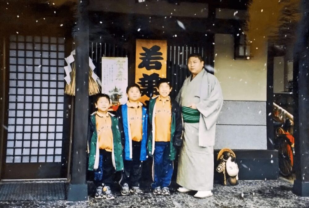 若元春の家族写真