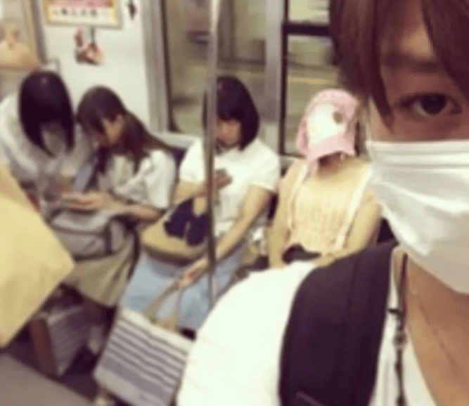 松田元太と乃木坂のメンバーと思われる画像