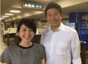 神谷宗幣 と奥村ふみ